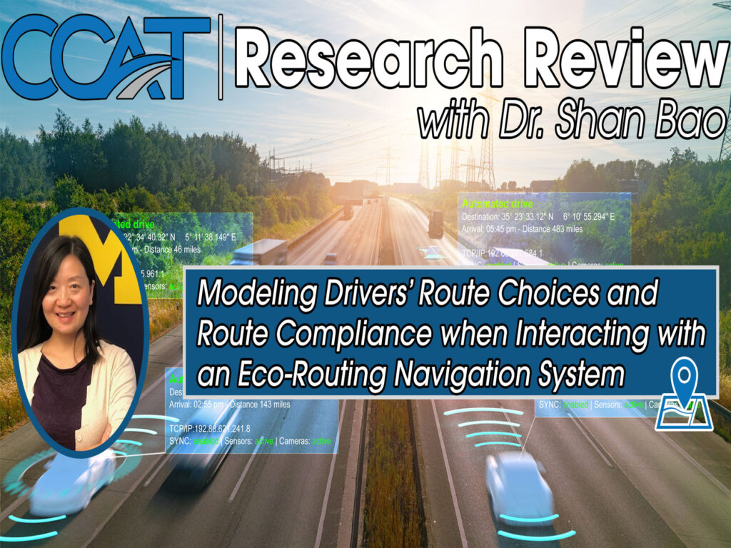 Banner for CCAT Research Review with Shan Bao. It features their headshot and job title. The link directs to the VOD of the presentation on YouTube.