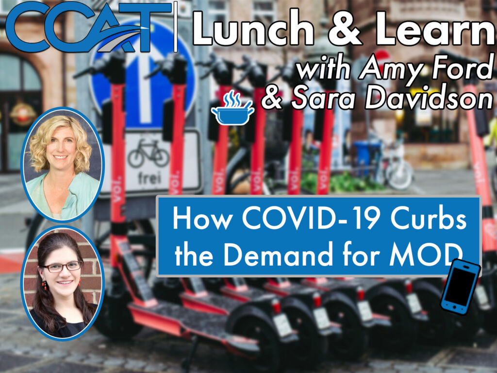 Banner for the Lunch & Learn with Amy Ford and Sara Davidson which features their headshots. The link directs to the event page on the CCAT website.