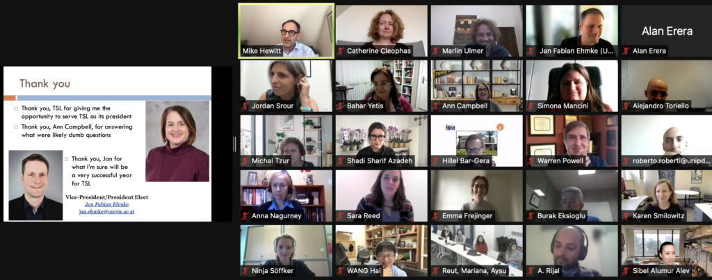 Screenshot from the INFORMS Meeting Zoom call