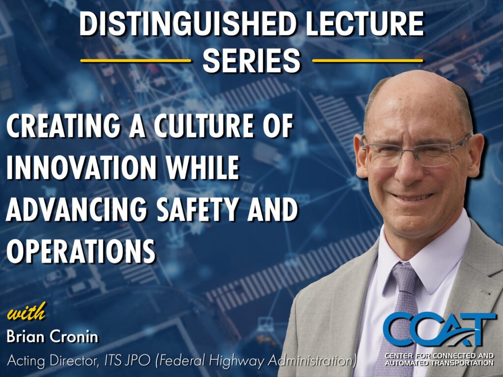 Banner for CCAT Distinguished Lecture Series with Brian Cronin. It features their headshot and job title. The link directs to the event page on the CCAT website.