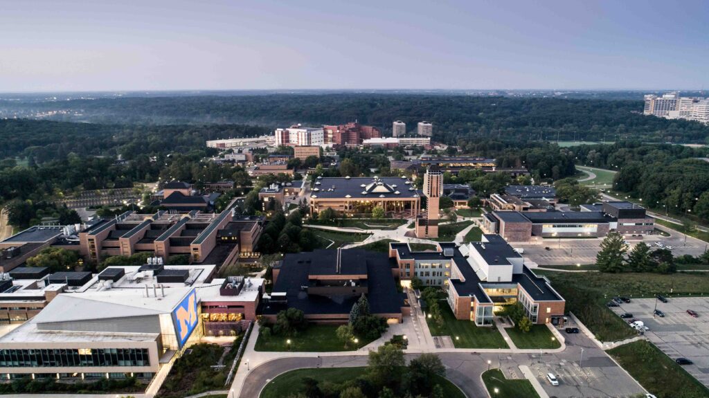 Aerial Photo of U-M's North Campus