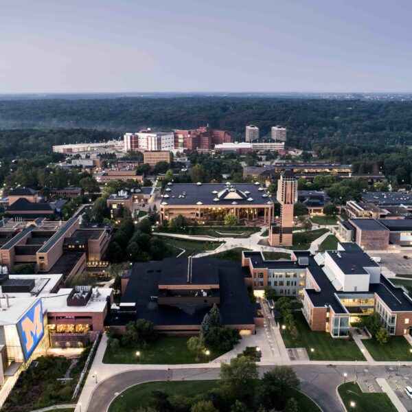 Aerial Photo of U-M's North Campus