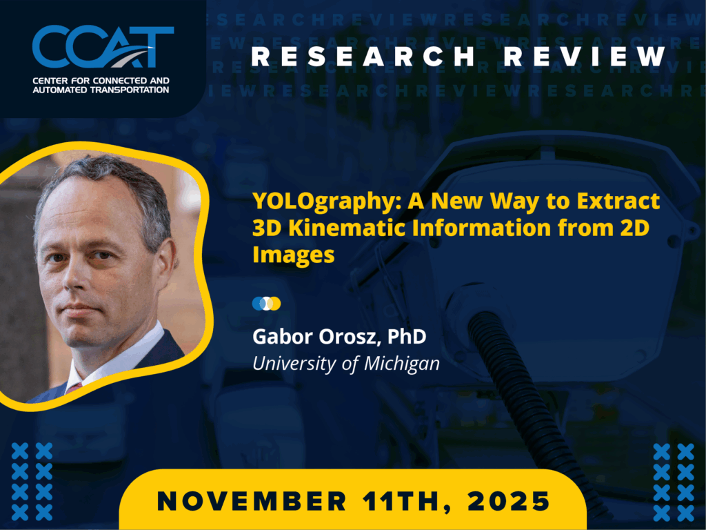 Headshot of Gabor Orosz and the title of their lecture. The link directs to the event page on the CCAT website.