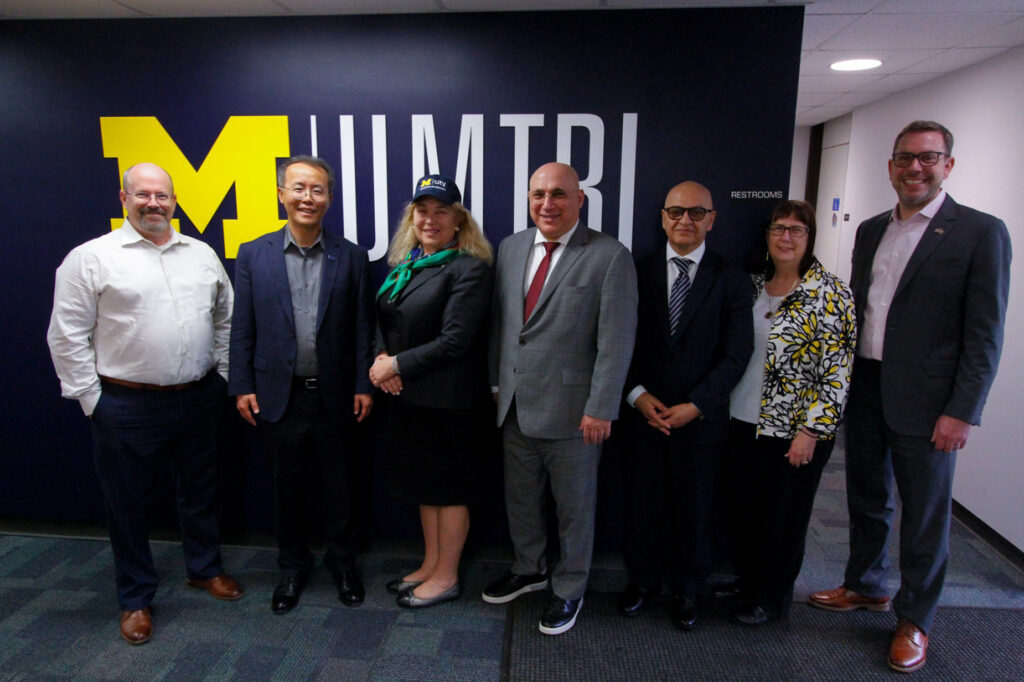 University of Michigan representatives with USDOT leadership