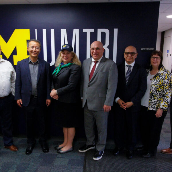 University of Michigan representatives with USDOT leadership